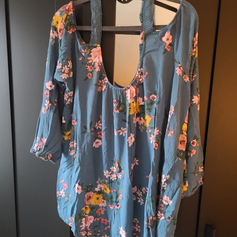 Cold shoulder blouse
